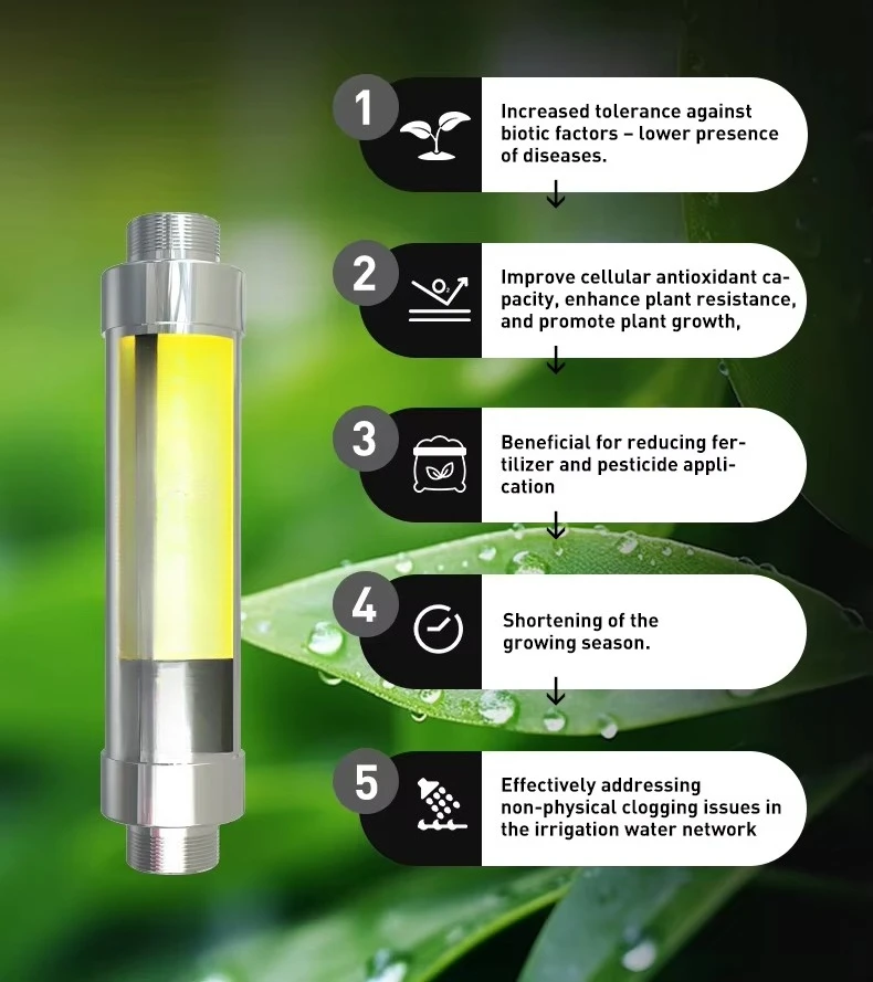 Commercial water filter, non-magnetic, non electro physical scale inhibitor with high efficiency