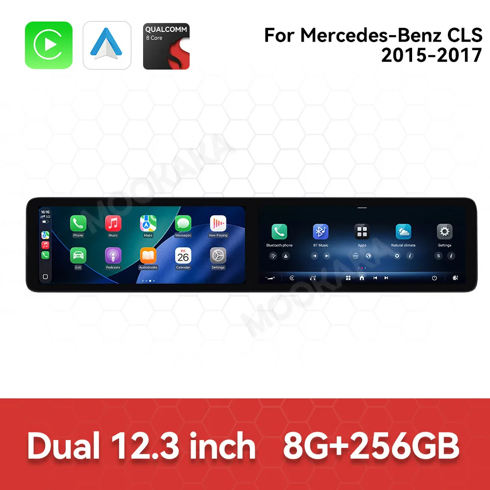 

Для Mercedes-Benz CLS 2015-2017: Android автомагнитола, мультимедийная система, беспроводной Carplay, стерео, GPS-навигация, головное устройство