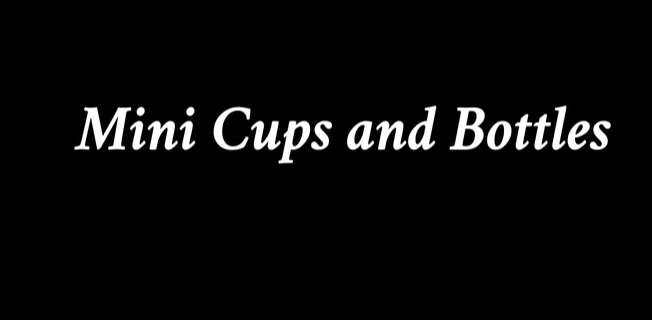 

Мини-чашки и бутылки Волшебные трюки Изменение цвета бутылки исчезают чашку Появляющиеся иллюзии Крупным планом Уловки Ментализм Реквизит