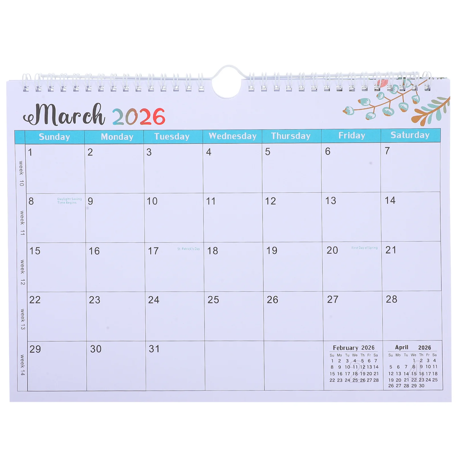 2025 Wall Calendar Monthly Fridge for Refrigerator Makeup Advent Schedule Vertical Desk Office