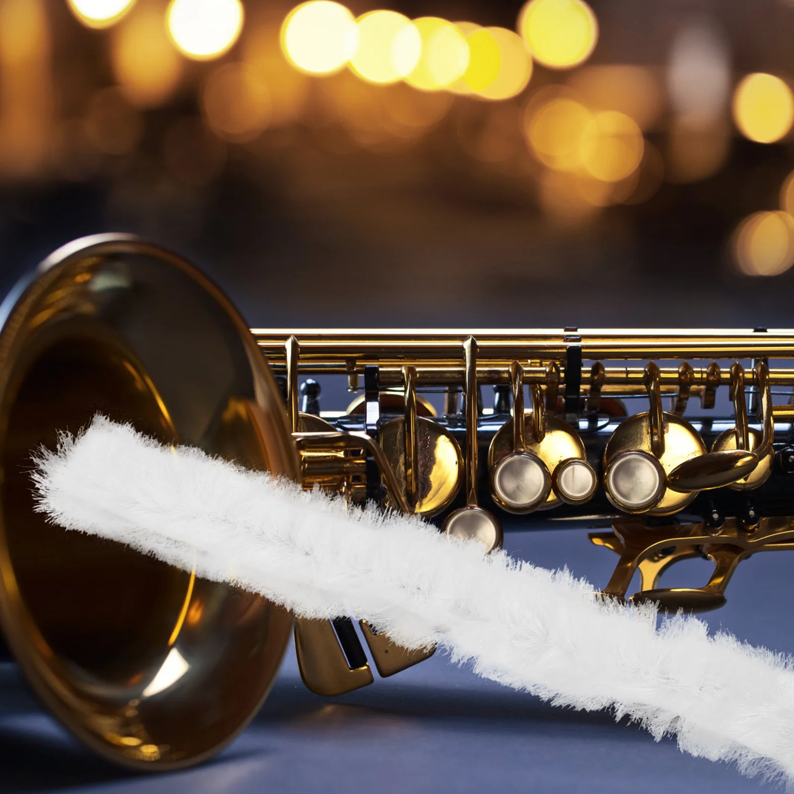 

1Set Saxophone Cleaning Cloth Kit Flute Brush Set Professional Trombone Care Supplies Clarinet Sax Mouthpiece Cleaner