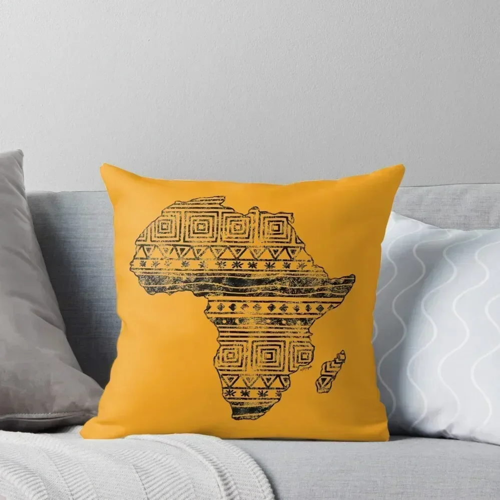 

Patterned Map of Africa Throw Pillow Pillowcases For Pillows Custom Cushion Sofa Cover Pillows Aesthetic pillow