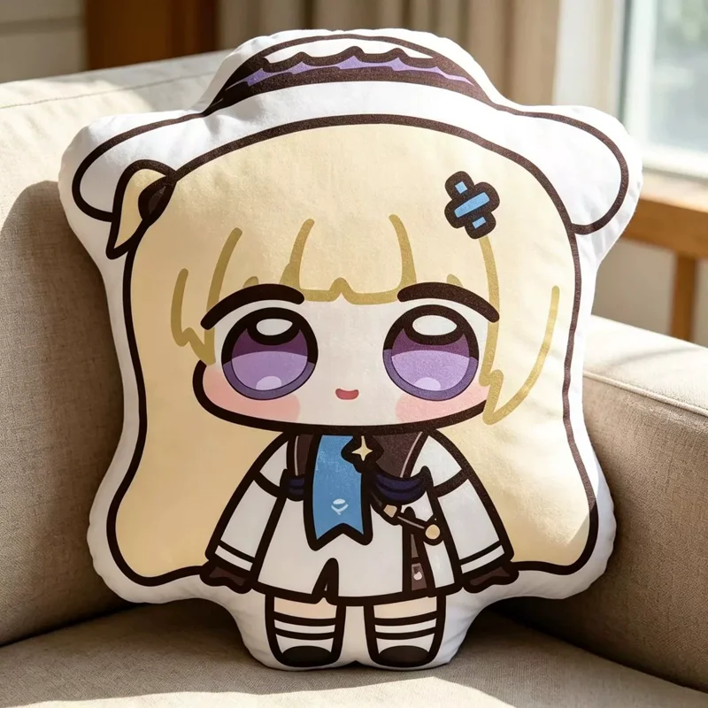 Wuthering Waves Game Peripherals Cute Phoebe Q Figure Cushion Pillow Phoebe Figurine Doll Decoration Collection Toys Gifts
