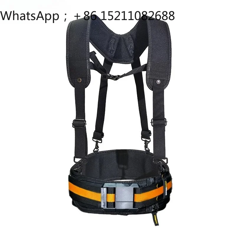 LLY Heavy Duty Toolkit Electrician Fanny Pack Multifunctional Thickened Combination Tool Belt Shoulder Strap