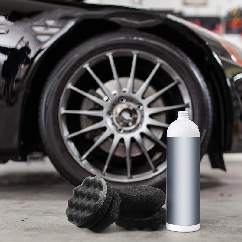 Car Wax Polishing Sponge hexagonal grip applicator hand tire wax sponge High Density Foam Sponge For Auto Waxing Accessories