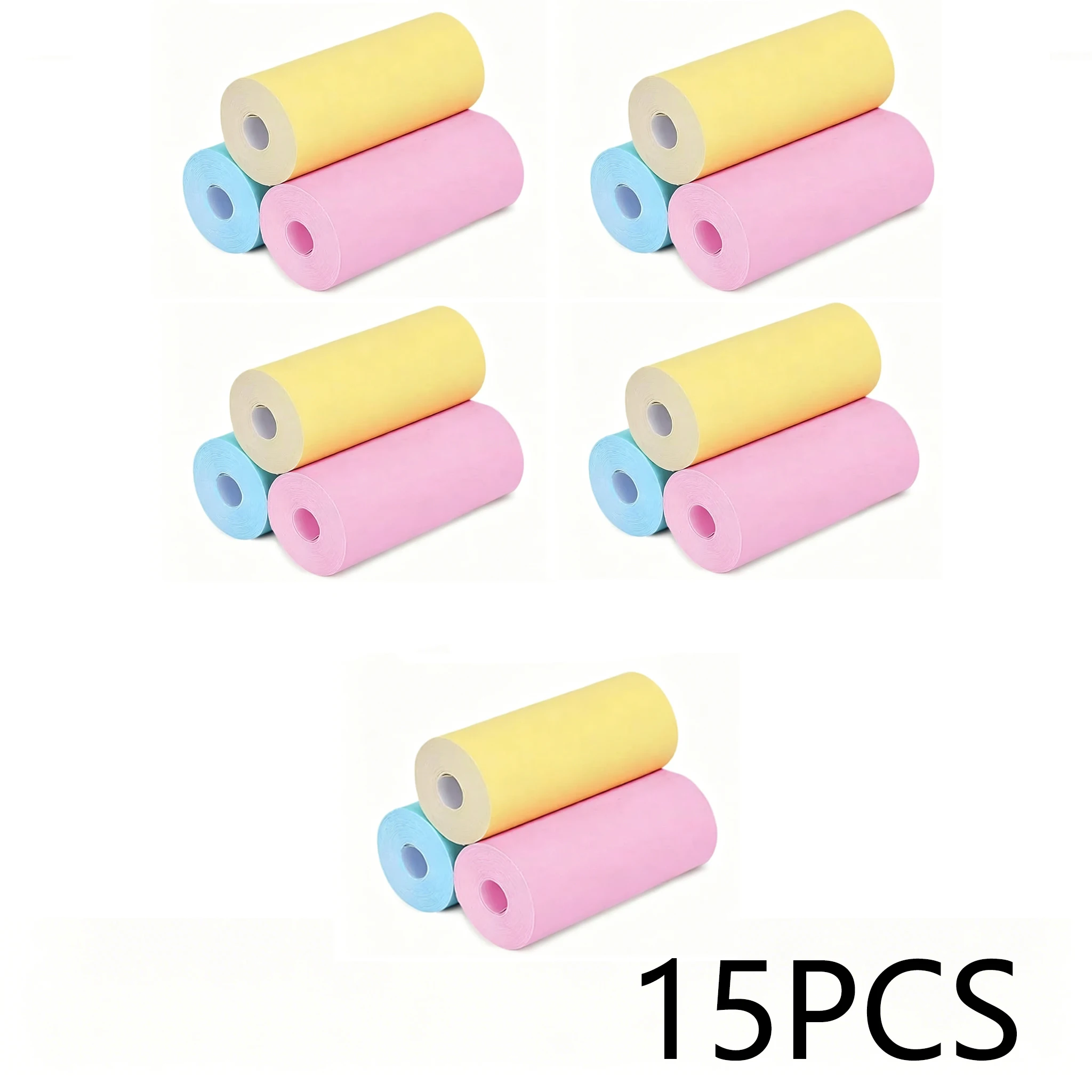 3-20 Rollen 57x25MM Thermopapier Farbige Kinderkamera Sofortdruck Kinderkamera Druckpapier Ersatz Zubehörteile