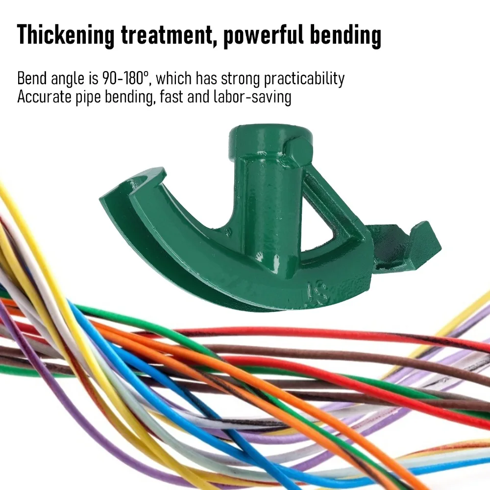 Cast Iron Construction Pipe Bender Tool Labor-Saving Design Fast Bending Action Manual Tube Former 3/4 Inch Capacity