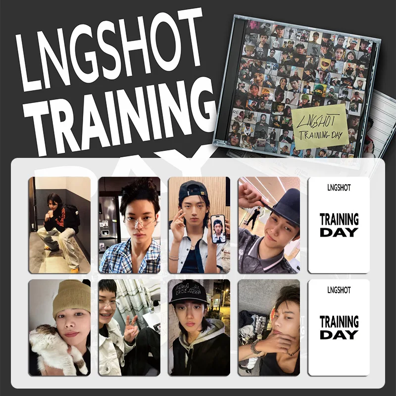 LNGSHOT Training Day Album Photocards Character Props LOMO Card Special Card Ohyul Ryul Woojin Louis Fans Collection Gift