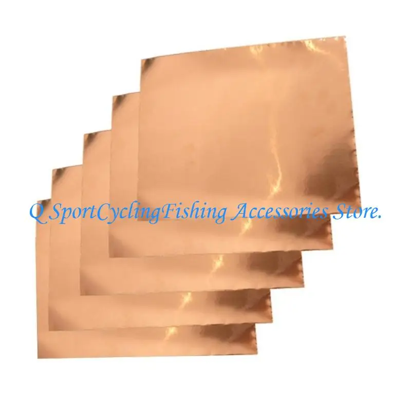 

5 шт. медная фольга для электрогитары, клейкая медная защитная лента для гитары