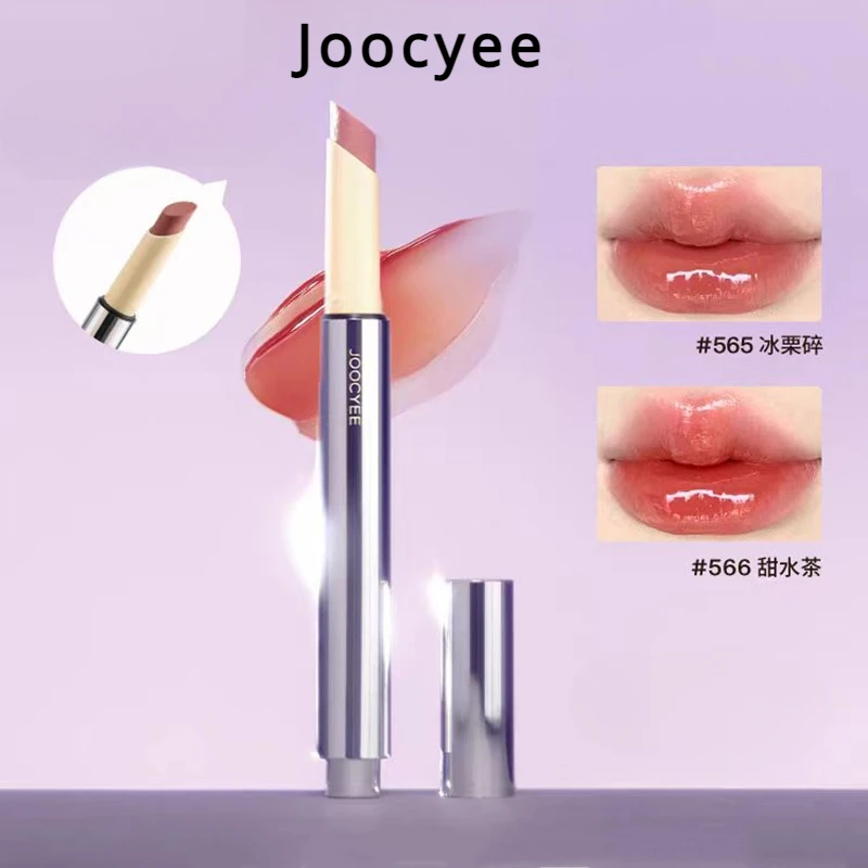 Joocyee-brillo de labios de espejo de agua, taza antiadherente, sólido, hidratante, maquillaje