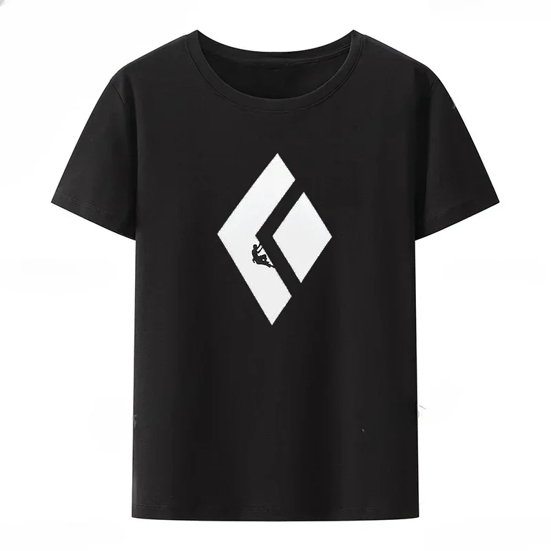 

2024 Cool Pattern Style Tshirt Rock Climbing Club LOGO T-shirt O-neck Man Loose Camiseta Hombre Tees Roupas Masculinas Tees