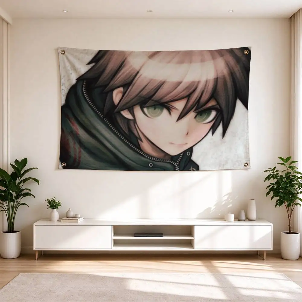 D-Danganronpa Game Anime  Flags Wall Hanging Tapestry Outdoor Garage Room Decorative flag Background Blanket