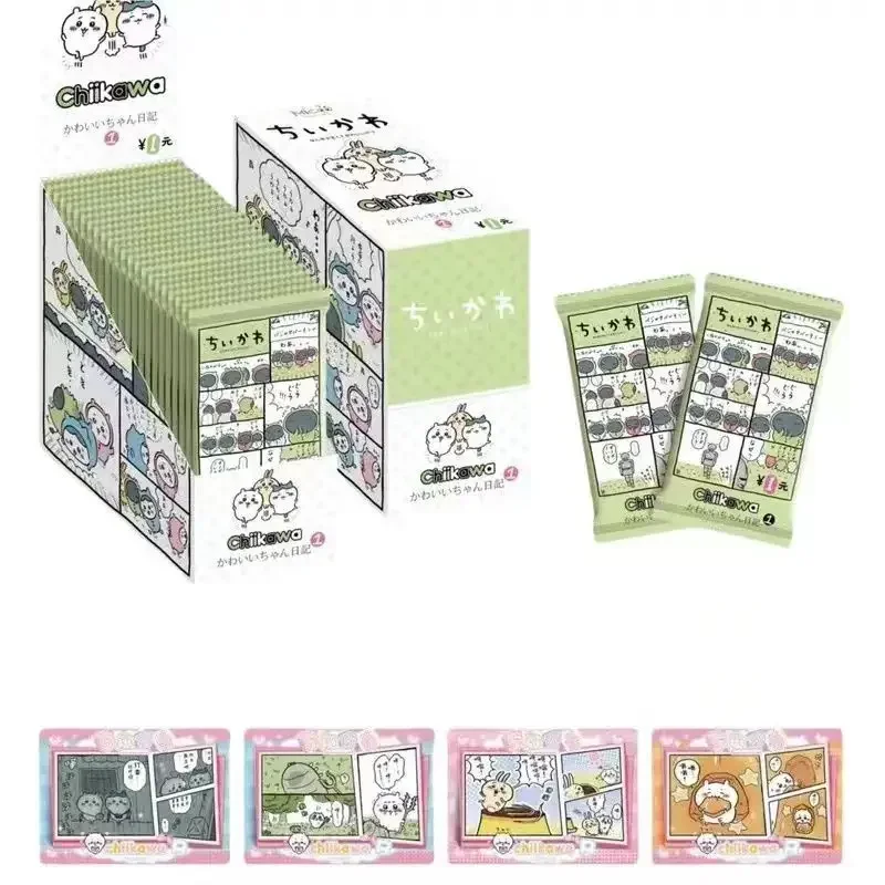 Chiikawa Trading Collection Cards Full Box Little Cute Hachiware うさぎ USAGI ちいかわ Animation Peripheral Cards Gift Decoration