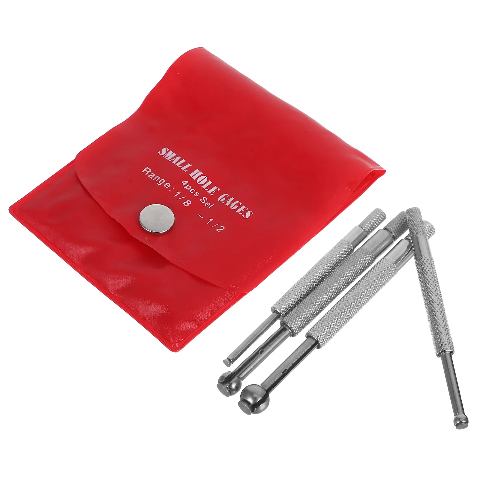 

4 Pcs Inner Diameter Gauge Set Hole Measuring Tools Adjustable Precision Flat Head Gauges Steel Cylinder Bore Measuring