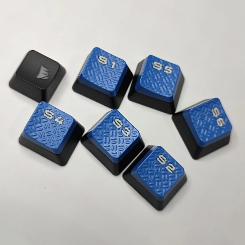 6 Buah Tutup Tombol Makro S1S2S3S4S5S6 untuk K95 RGB Keyboard DIY untuk