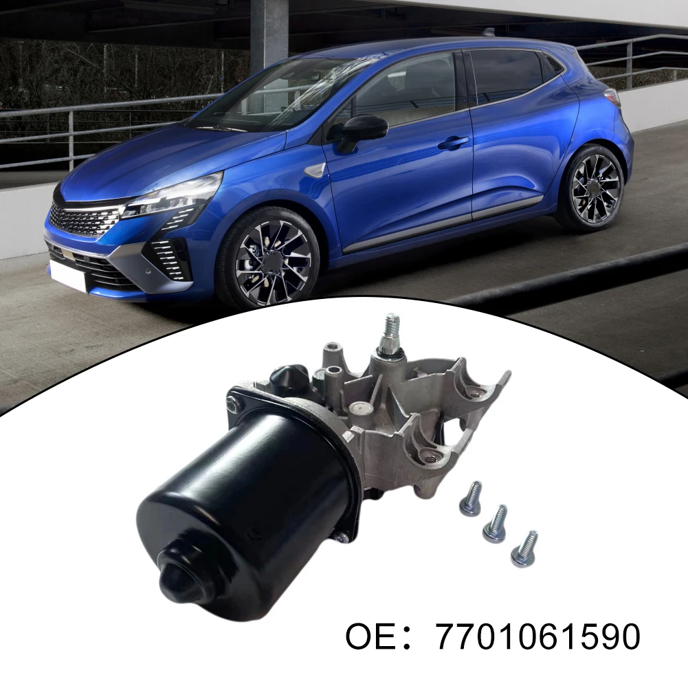 For Clio 3 III Front Wiper Motor OEM Compatible 7701061590 Engineered for Durability and Reliability from 2005 to 2012