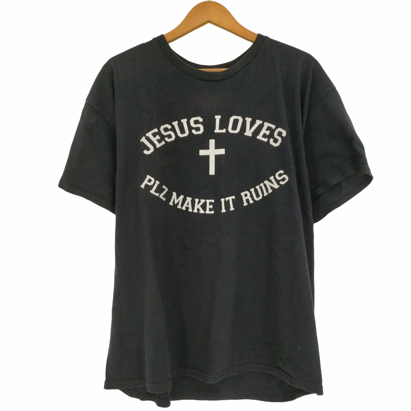 Plz Make It Ruins Jesus ​​Loves T-Shirt Men'S Import Xl