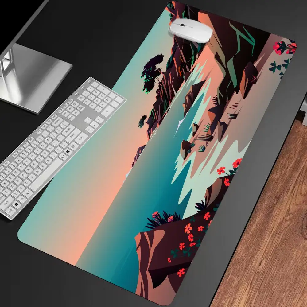 

Coastal Vista Mouse Pad Multi-Size non-slip Gaming mouse pad Gamer E-Sports Mouse Mat Game Mechanical Keyboard XXL Desk Mat
