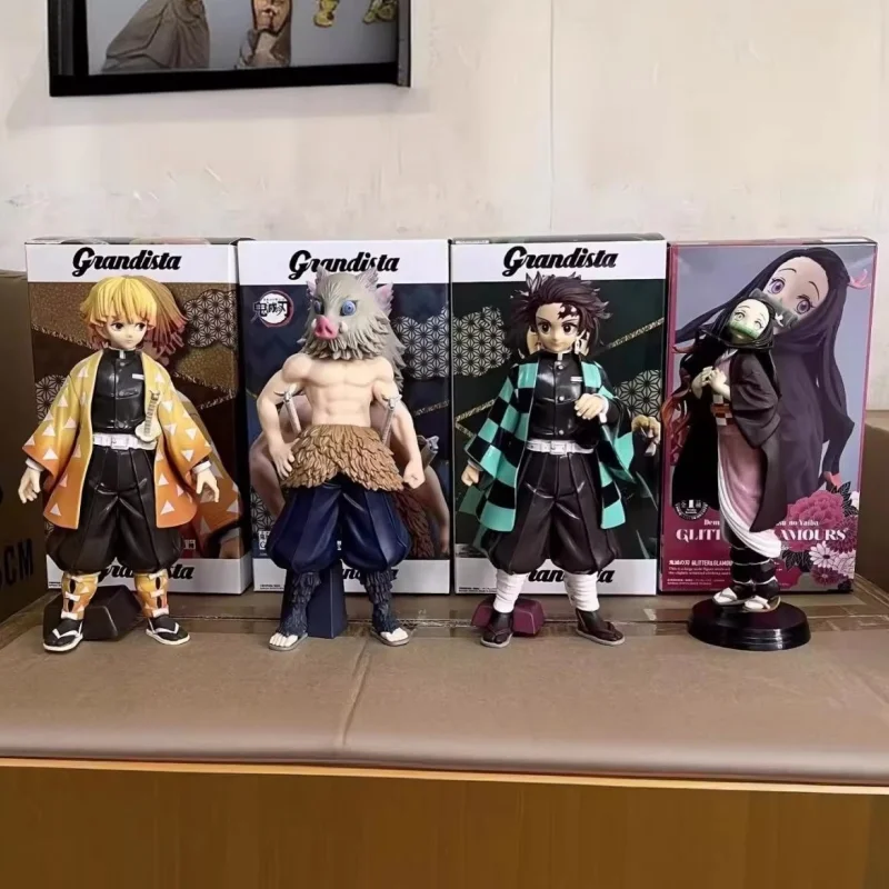 

Горячая новинка Demon Slayer Grandista Tanjiro Kamado Zenitsu Agatsuma фигурка аниме модель персонажа Коллекционный подарок