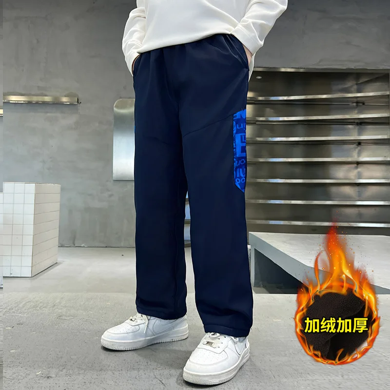 الأولاد الصوف سميكة السراويل في الهواء الطلق يندبروف والباردة الدافئة لينة قذيفة في الهواء الطلق تسلق الجبال السراويل ربيع الخريف السراويل الرياضية