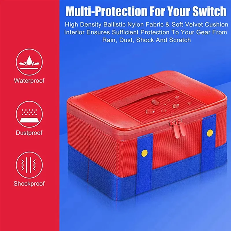 

For Nintendo Switch OLED Console Pro Controller Large Carrying Protective Case Storage Bag Case For Switch Accessories-B12B