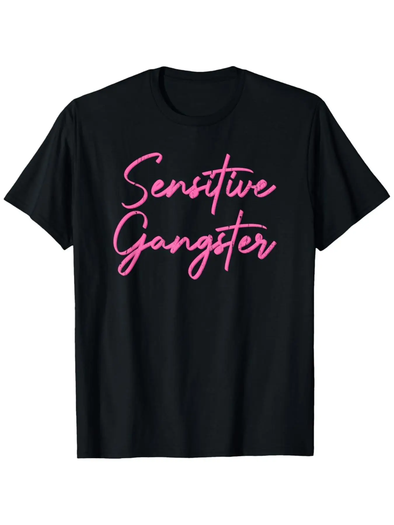 Sensitive Gangsta, God Forbid I'M A Sensitive Gangster T-Shirt, Comfort Fit Men'S Tee, Crew Neck Tee, Ultra Soft, Breathable, Mo