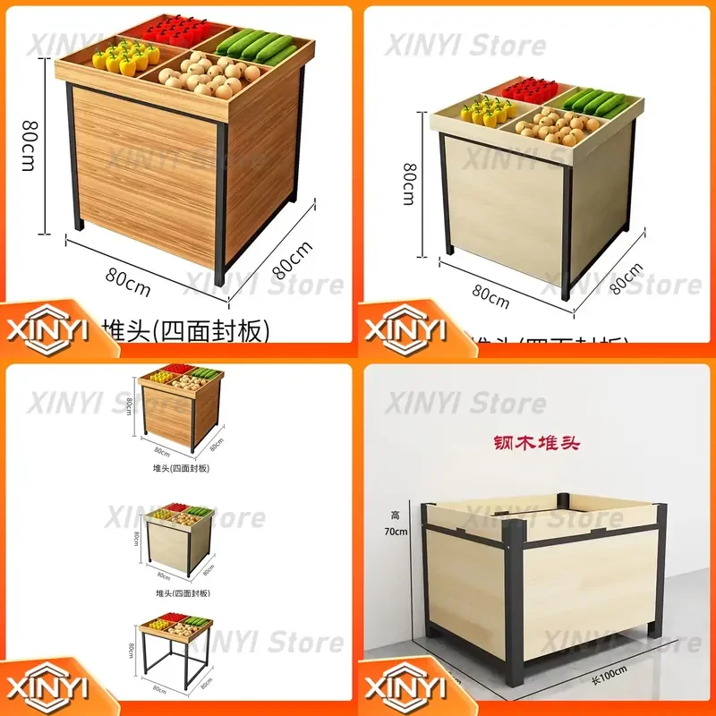 for Supermarket Promotion Platform for Stacking Island Cabinet for Bulk Dried Fruit Merchant for Superstack Head Shelf