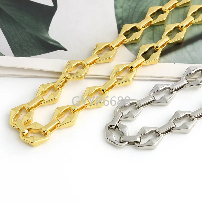 1PCS Gold,Silver Metal Mini Chains For Bags Handbags Purse Shoulder Strap Crossbody Replacement Decoration Hardware Accessories