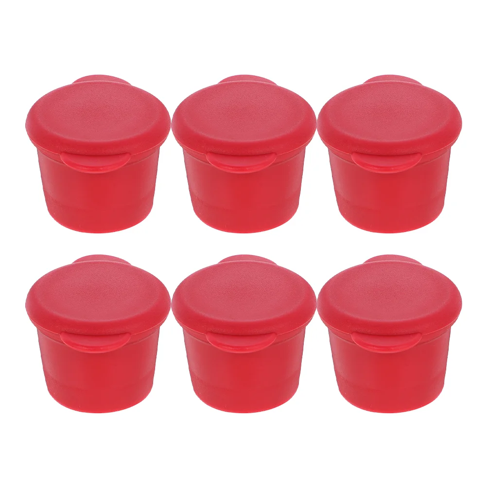 

6pcs Candy Colored Silicone Bottle Stoppers Airtight Seal Lasting Smooth Edges Novel Design Cute Funny for Crafts