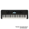 YAMAHA PSR-E383 음악 받침대, 전원 어댑터, 터치 응답, 650 음색, 125 리듬을 갖춘 초보자를 위한 61키 휴대용 키보드 1