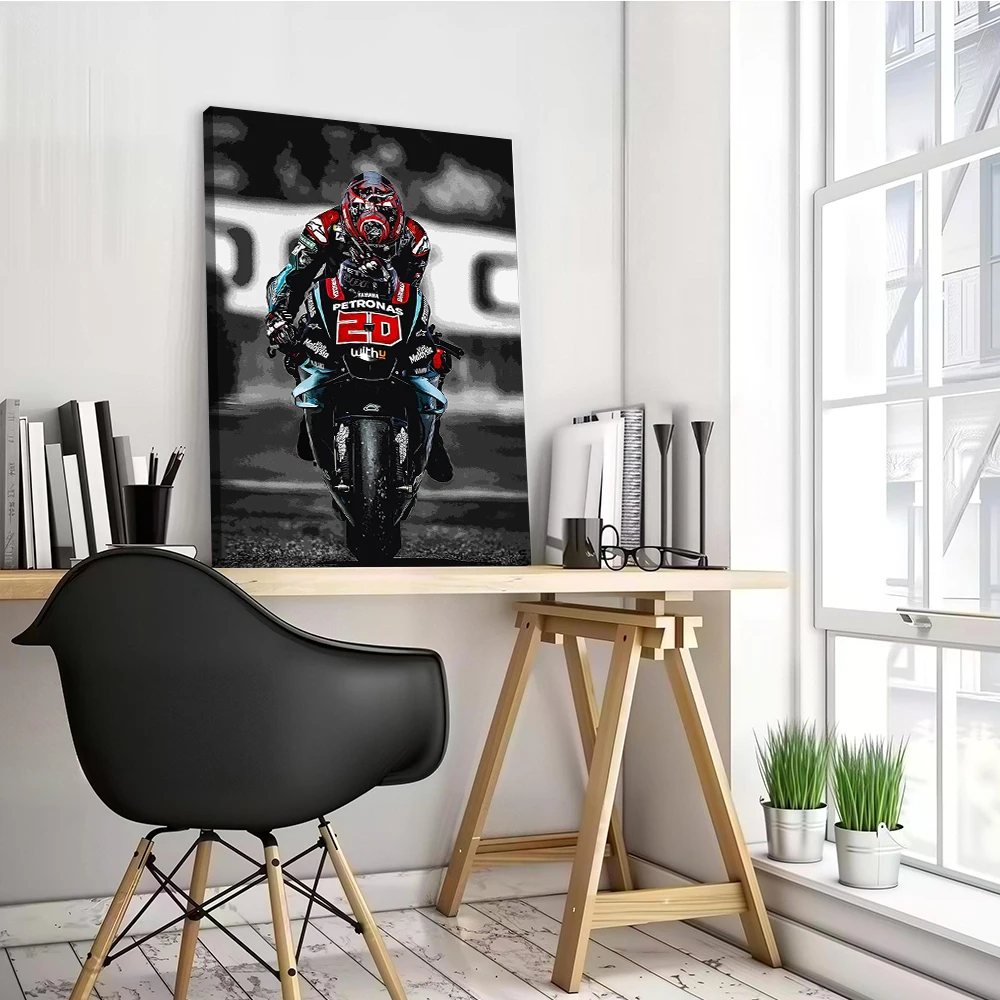 Fabio Quartararo MotoGP Poster Canvas Wall Arts Personalized Pictures Printing for Fans Room Decoration Vintage Decorations Art