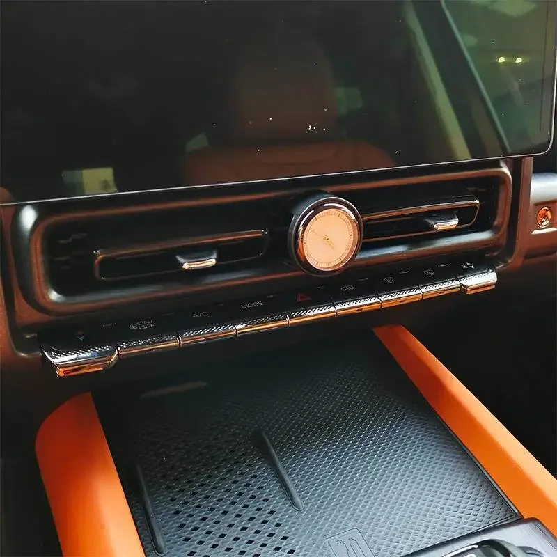 Out trend clock Haval H9 Raptor V7 2024-2026 Car central control out trend quartz watch watch modified car interior accessories