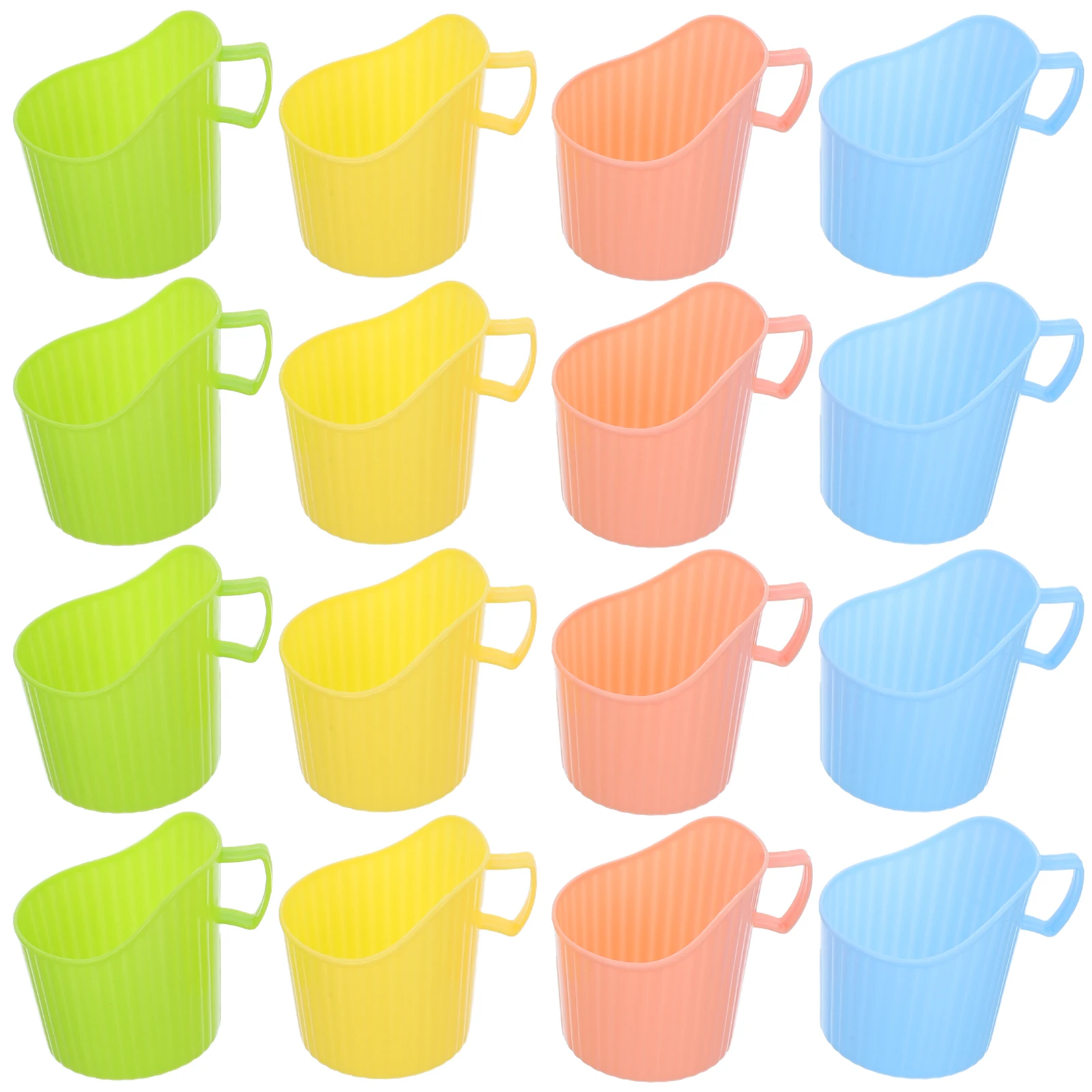 

20pcs Anti-scalding Cup Holders Disposable Paper Coffee Coasters Smooth Corners Space-saving Multi-functional for Bars Cafes