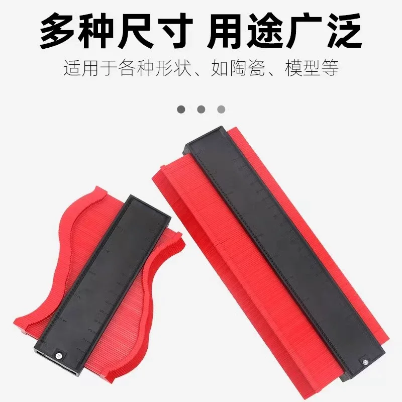 Contour Gauge Woodworking Contour Ruler Curvature Gauge Fully Automatic Sheet Metal Contour  Tile Universal Multi-Purpose Tool