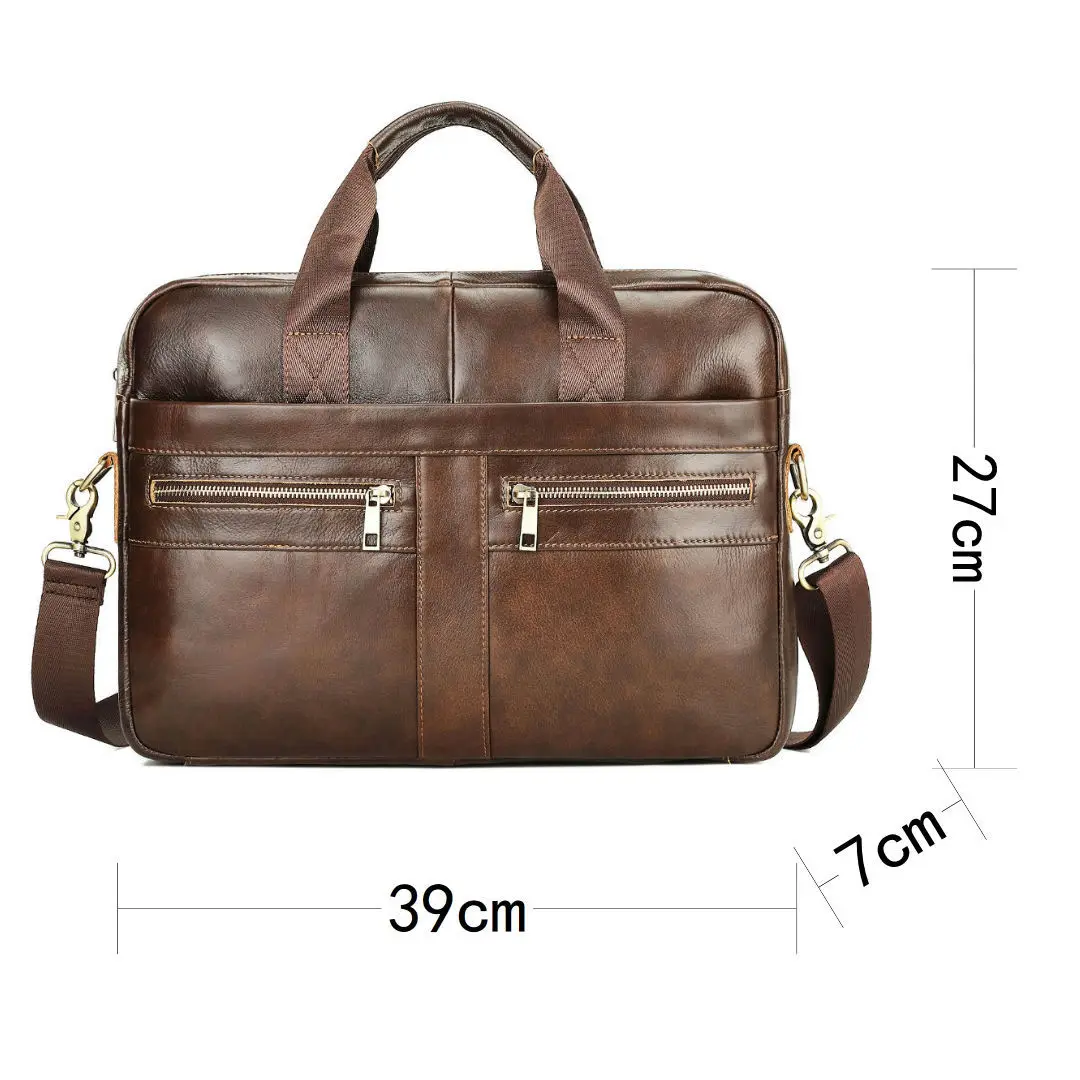 Sac à Main en Cuir group pour Homme, Sacoche de Grande Capacité, Fourre-Tout pour Ordinateur Portable de Bureau, Décontracté