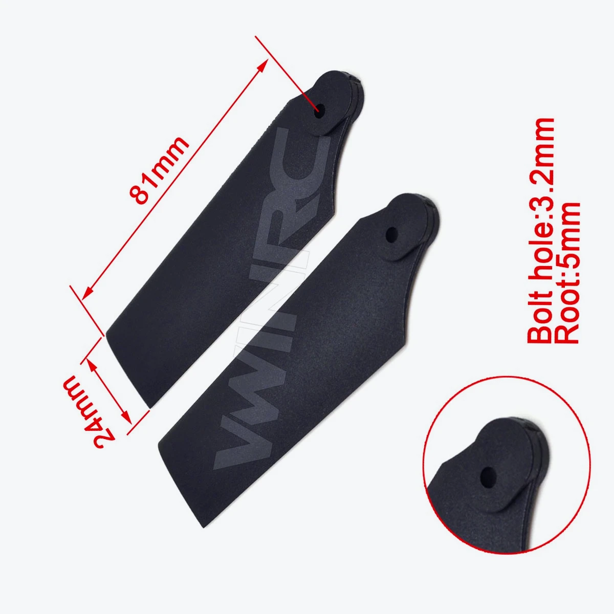 

Пластиковое хвостовое лезвие 550EFL 550E для деталей вертолета ALIGN T-REX 550 Rc