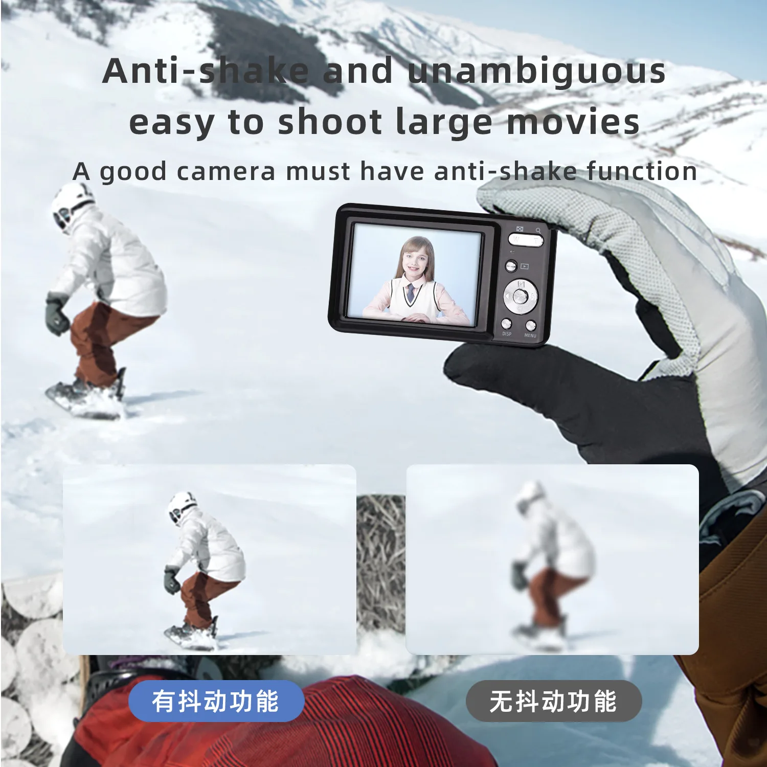 كاميرا رقمية 48 ميجابيكسل 2.7K رقيقة جدًا كاميرا دخول محمولة للمبتدئين كاميرا طالب كاميرا رقمية عالية الدقة كاميرا أطفال