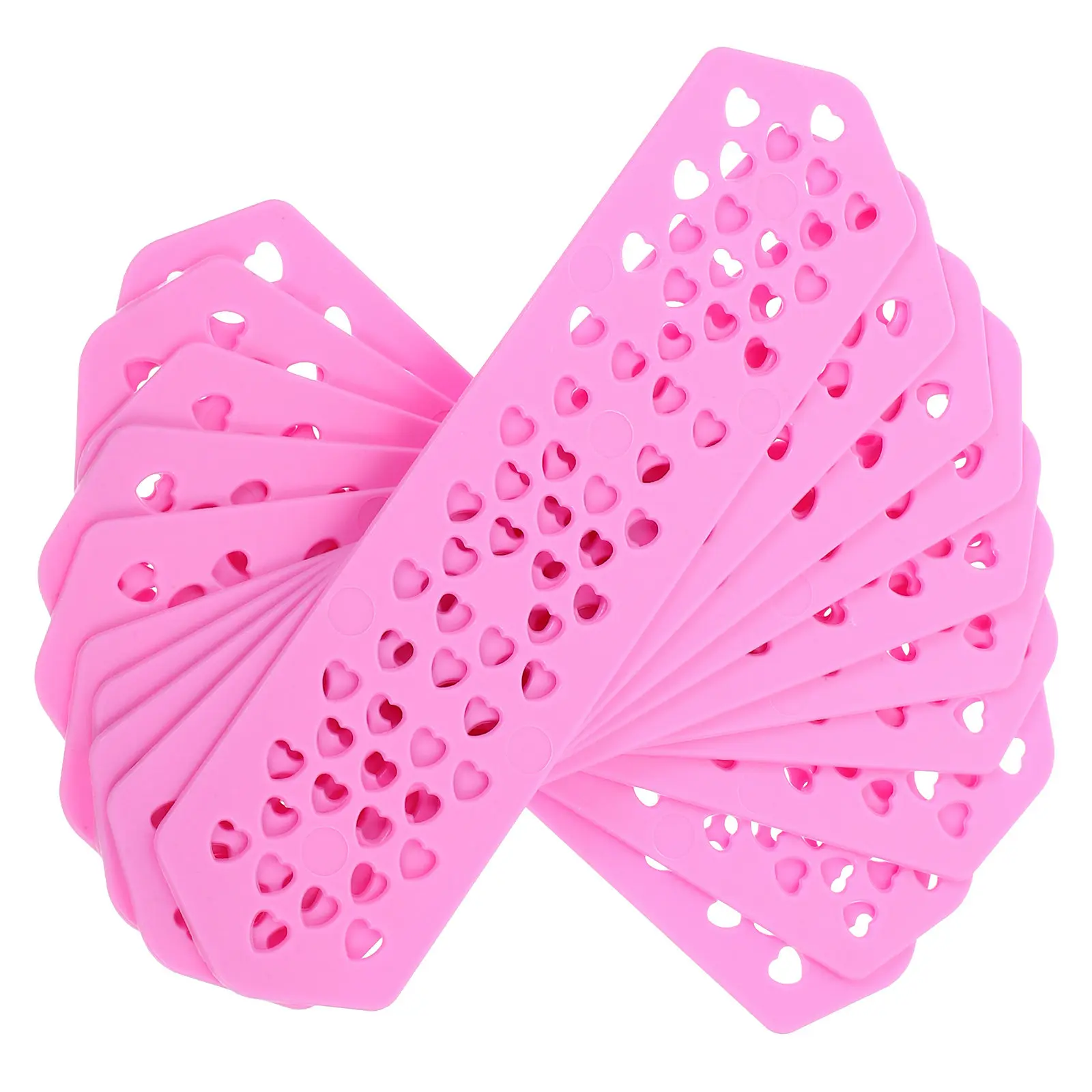 

10Pcs Hair Perm Rollers ABS Plastic Flexible Curling Perm Rollers for Cold Perms Needle Insertion Antitrace Bar Curls Styling