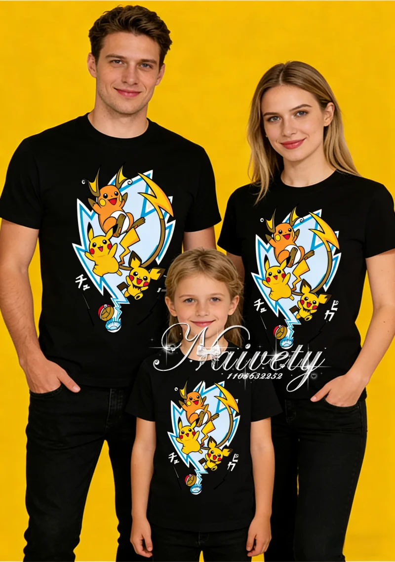 camisetas-de-verao-2026-pokemon-para-familia-blusas-estampadas-100-algodao-camisetas-de-casal-pai-mae-pikachu-raichu-pichu-para-viagem