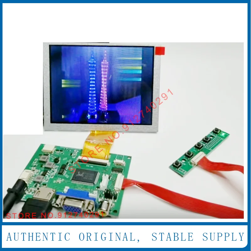 

Оригинальный 5-дюймовый AT050TN22 V.1 AT050TN22 V1 ЖК-экран 640*480 VGA AV-контроллер Плата драйвера AT050TN22 V1
