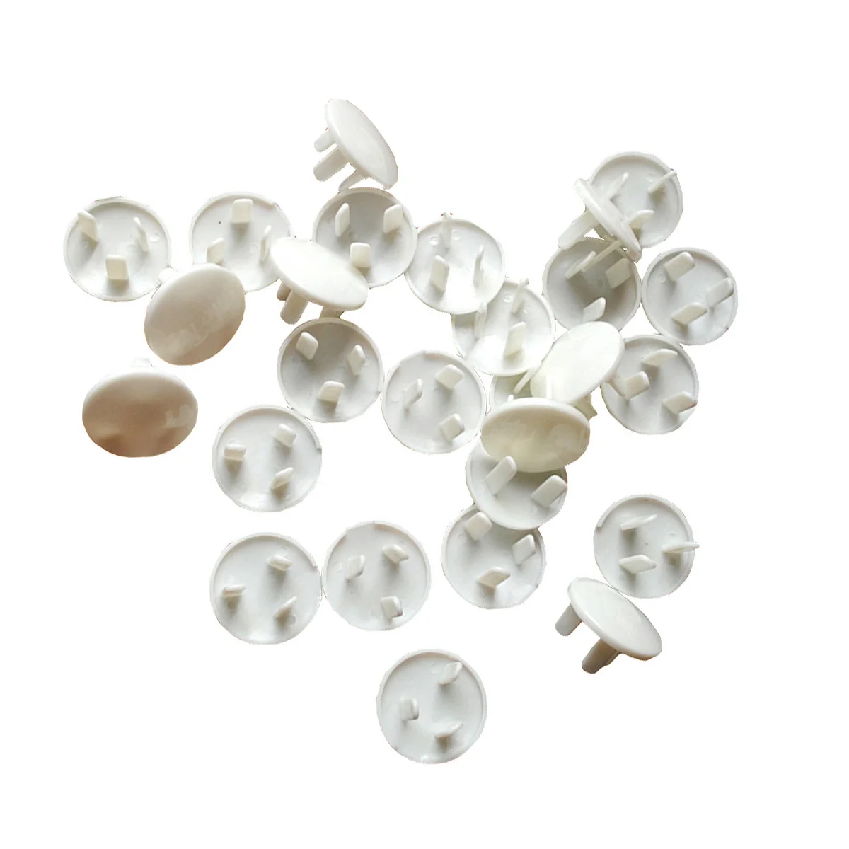 20 قطعة المقبس الغطاء الواقي 3 ثقوب Abs حريزعلى الأطفال منفذ يغطي لسلامة الطفل التسرب الكهربائي النار الغبار الرطوبة