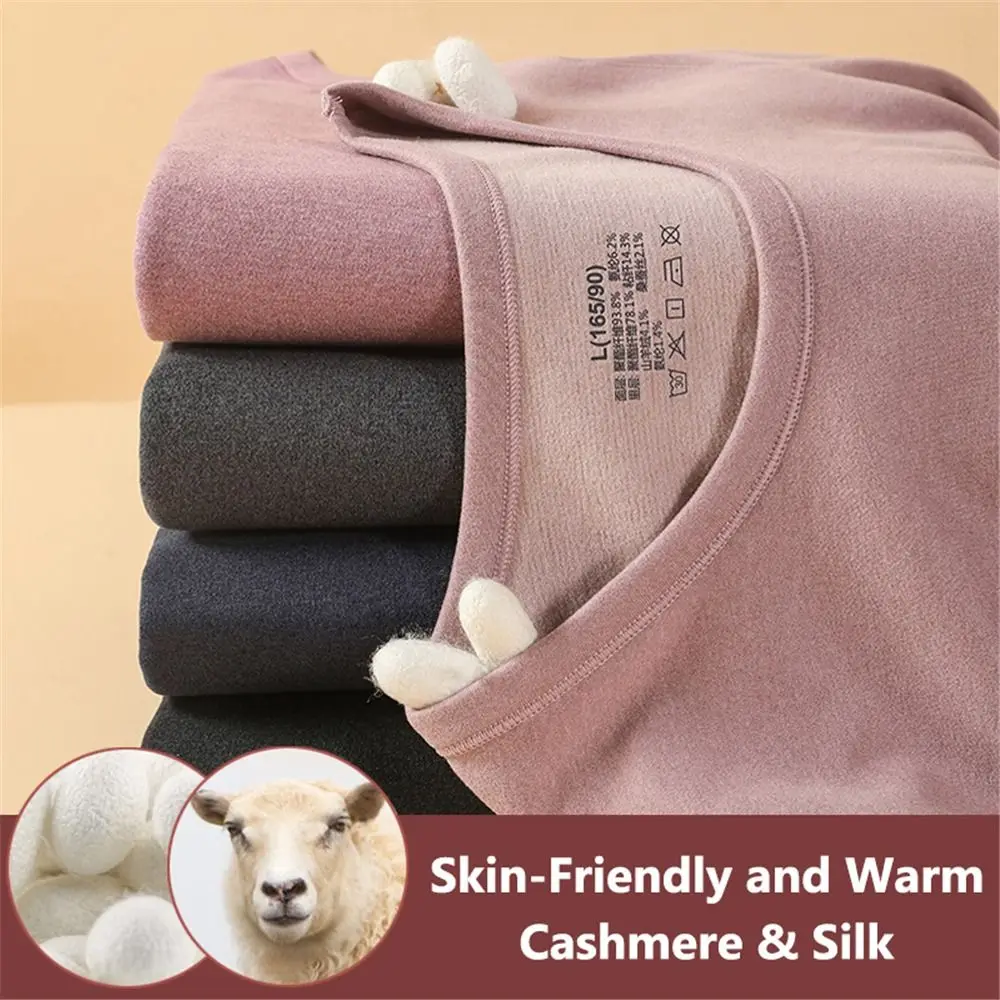 Classic Fleece Lined Men's Thermal Underwear Set Cold Weather Winter Ski Warm Long Johns for Men Base Layer Top and Bottom Set