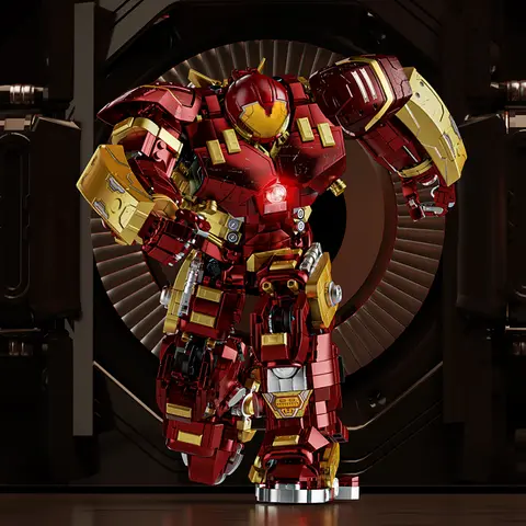 2700+ delar Iron Heroes Blocks Actionfigurer Mark Byggset Buster Mech DIY Klossar Samlarleksaker för Pojkar Vuxna Barn Presenter 10 best sales mecfactor-tegelstenar - №2