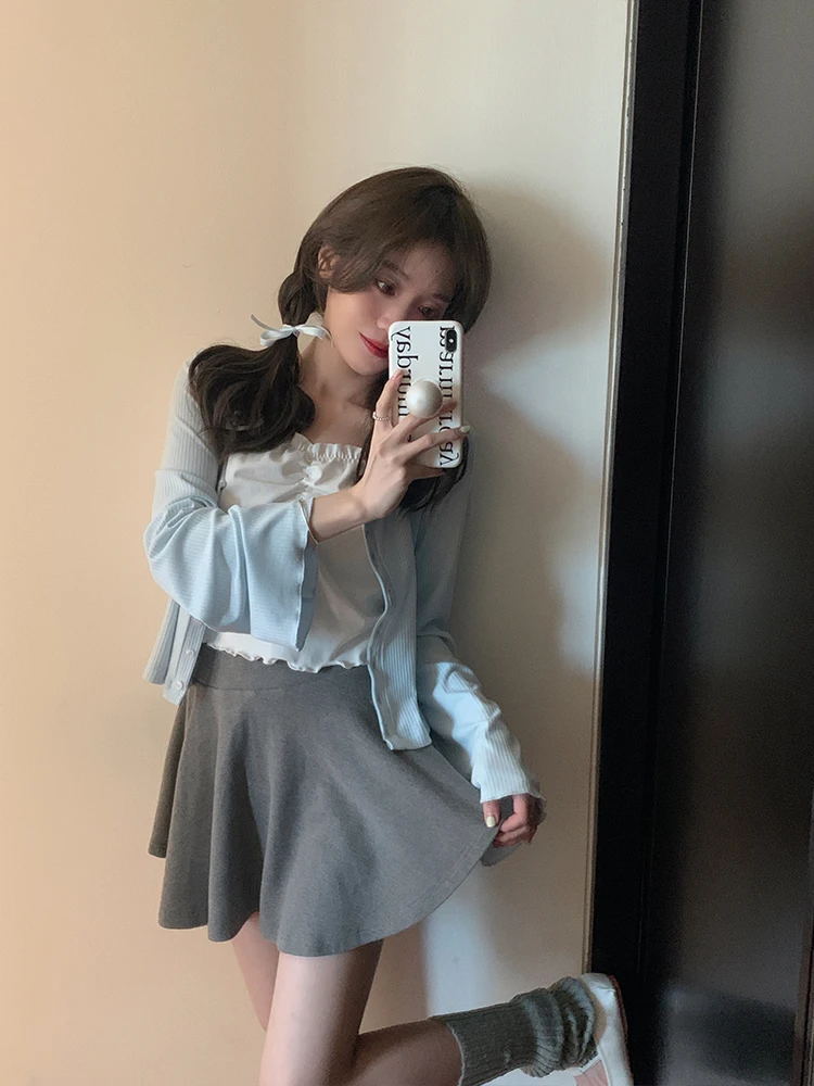 High Waist ort Ballet Skirt Elastic Skin-friendly Inner Layer Versatile f-length Skirt for Young Women in Their 20s