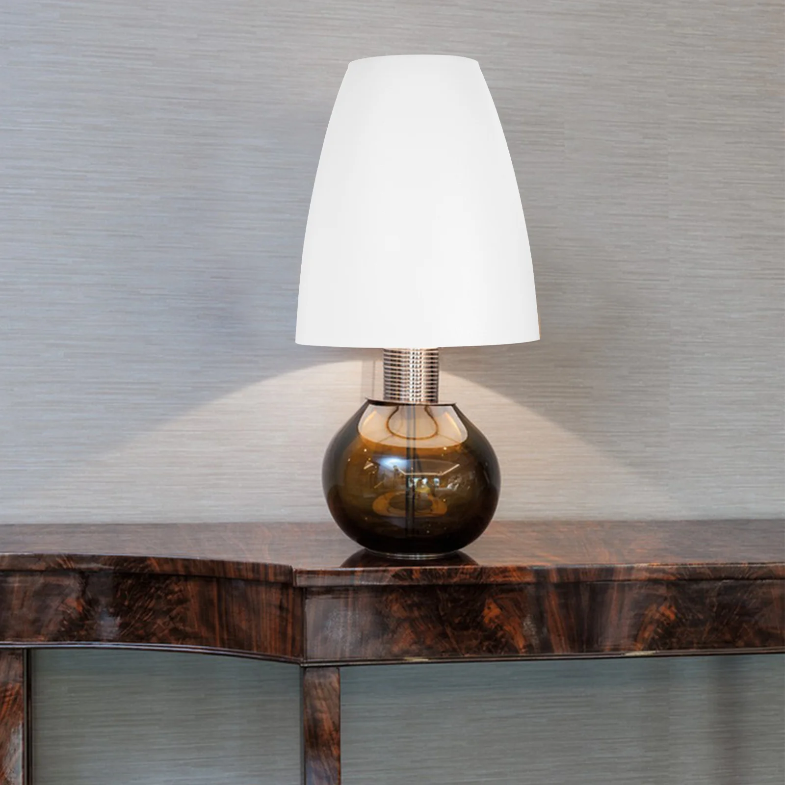 Plastic Lamp Shade Flat Head Design E12 Light Cover Durable Table Wall Floor Hanging Lamps Decorative Replacement