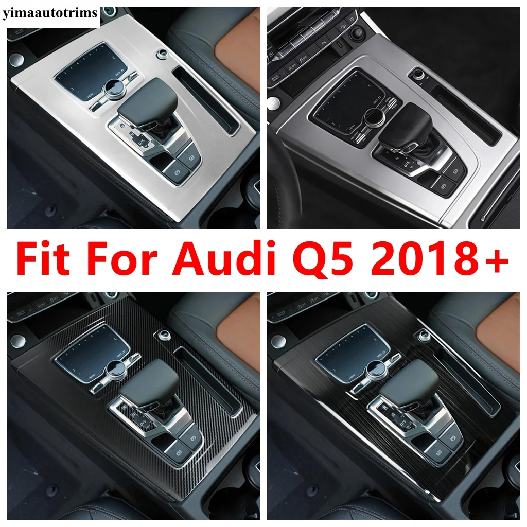 

Central Control Gear Shift Panel Frame Decoration Cover Trim For Audi Q5 2018 - 2023 ABS / Stainless Steel Accessories Interior