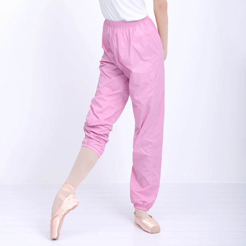 Pantalon de danse de ballet pour femme, taille élastique, pantalon de sport baggy, pantalon d'échauffement pour filles, jogging, jogging, hip hop