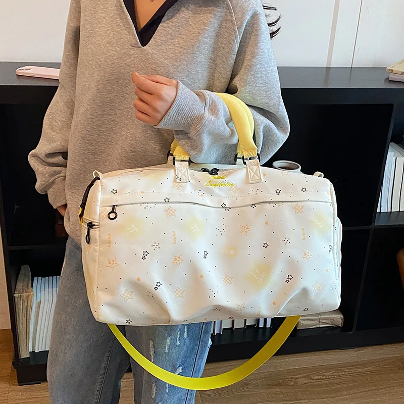 

Portable Travel Bag Dry Wet Separation Sports Large Capacity Leisure Versatile Shoe Warehouse Fashion Sports Bag Bags for Woman