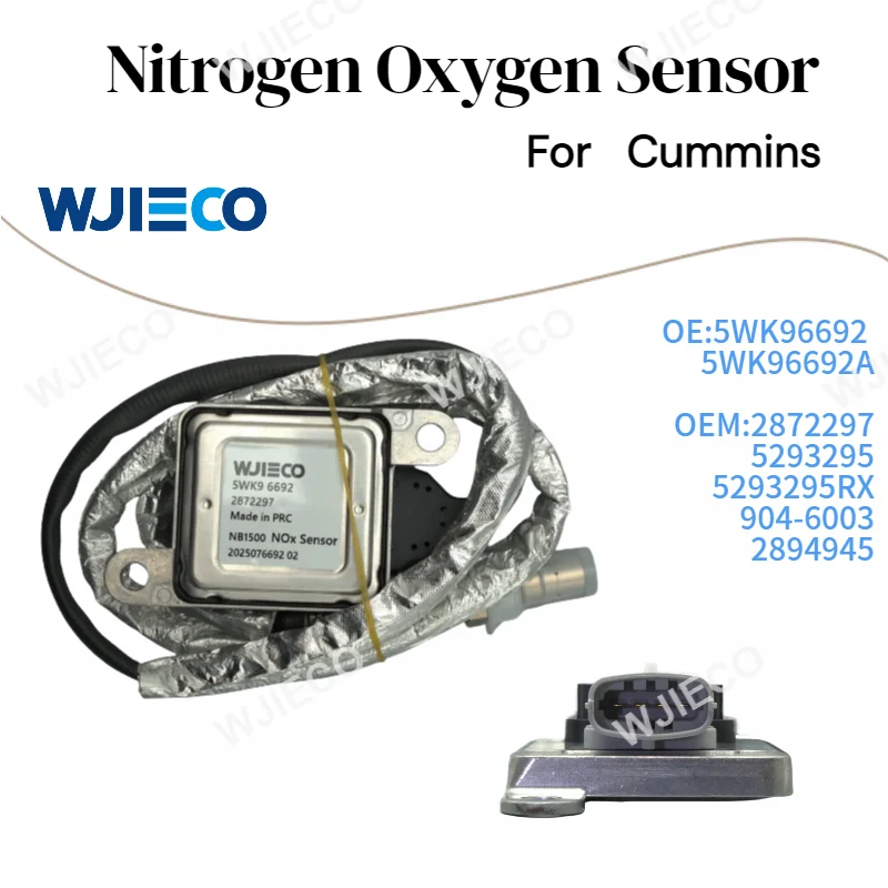 

5WK96692 5WK96692A Nitrogen Oxide Sensor Nox Sensor For Cummins Engine Car Truck Part 2872297 5293295 5293295RX 904-6003 28949