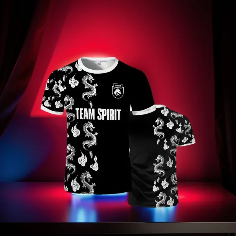 

Summer Team Spirit Jerseys Fashionable Games Esports Player Uniforms Competition Uniforms Men 3D Printed Men and Women T-shirts